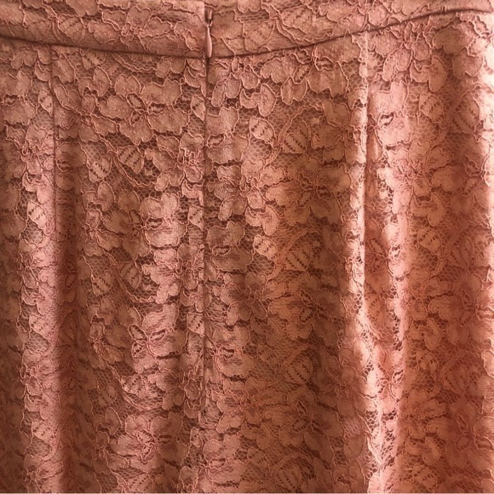 Aritzia Babaton Lace Overlay Slip Midi‎ Skirt - Picture 4 of 7